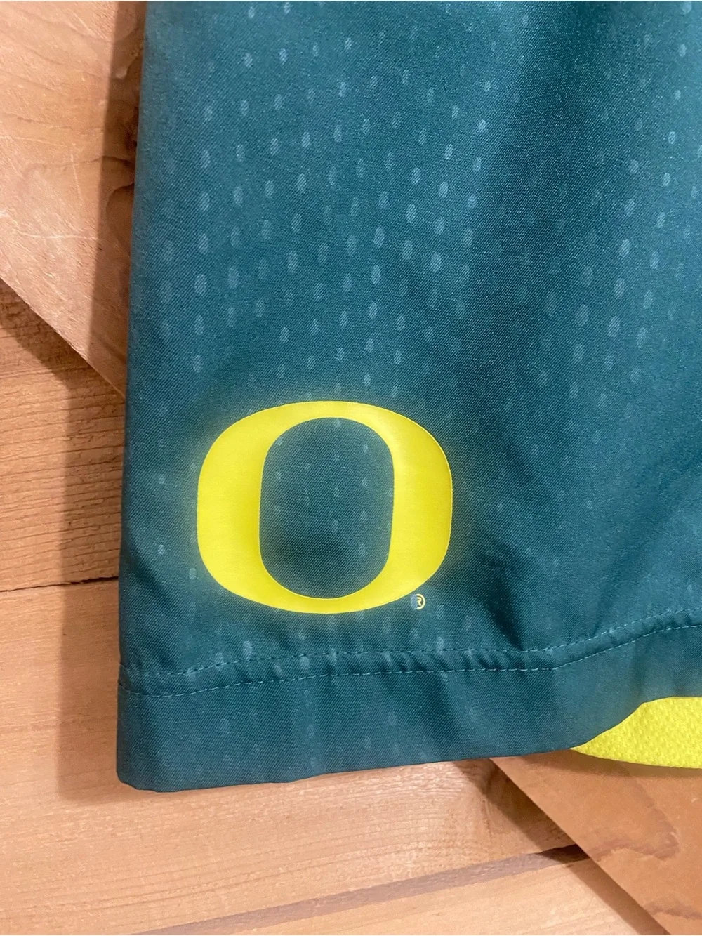 Nike Green & Yellow Oregon Ducks Athletic Shorts